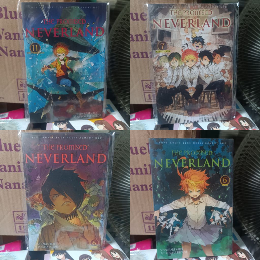 komik the promised neverland 5,6,7,11 / komik the promised neverland vol 5,6,7,11
