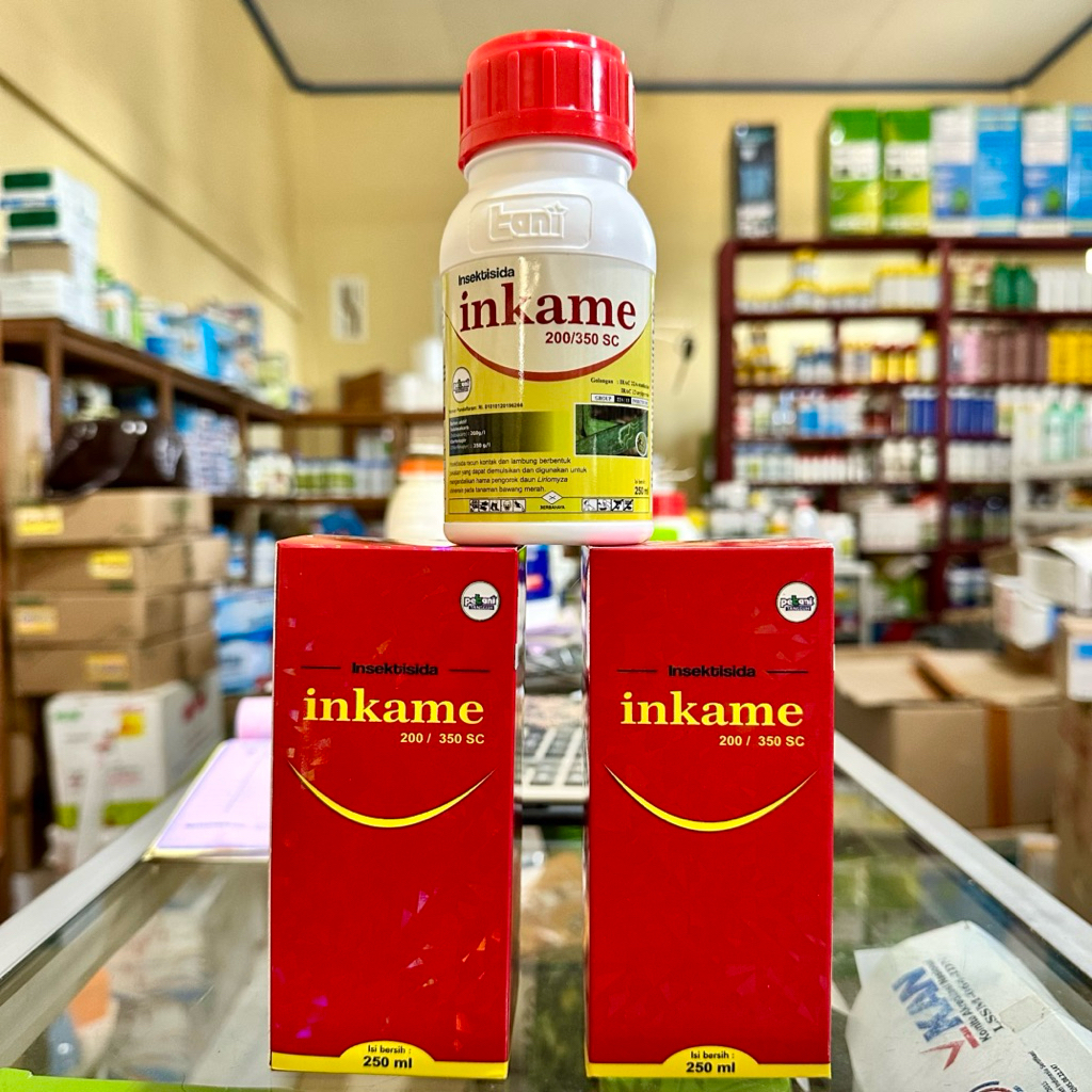 INSEKTISIDA INKAME 200/350SC Kemasan 250ml (ORIGINAL 100%) - Pembasmi semua jenis ulat terutama ulat