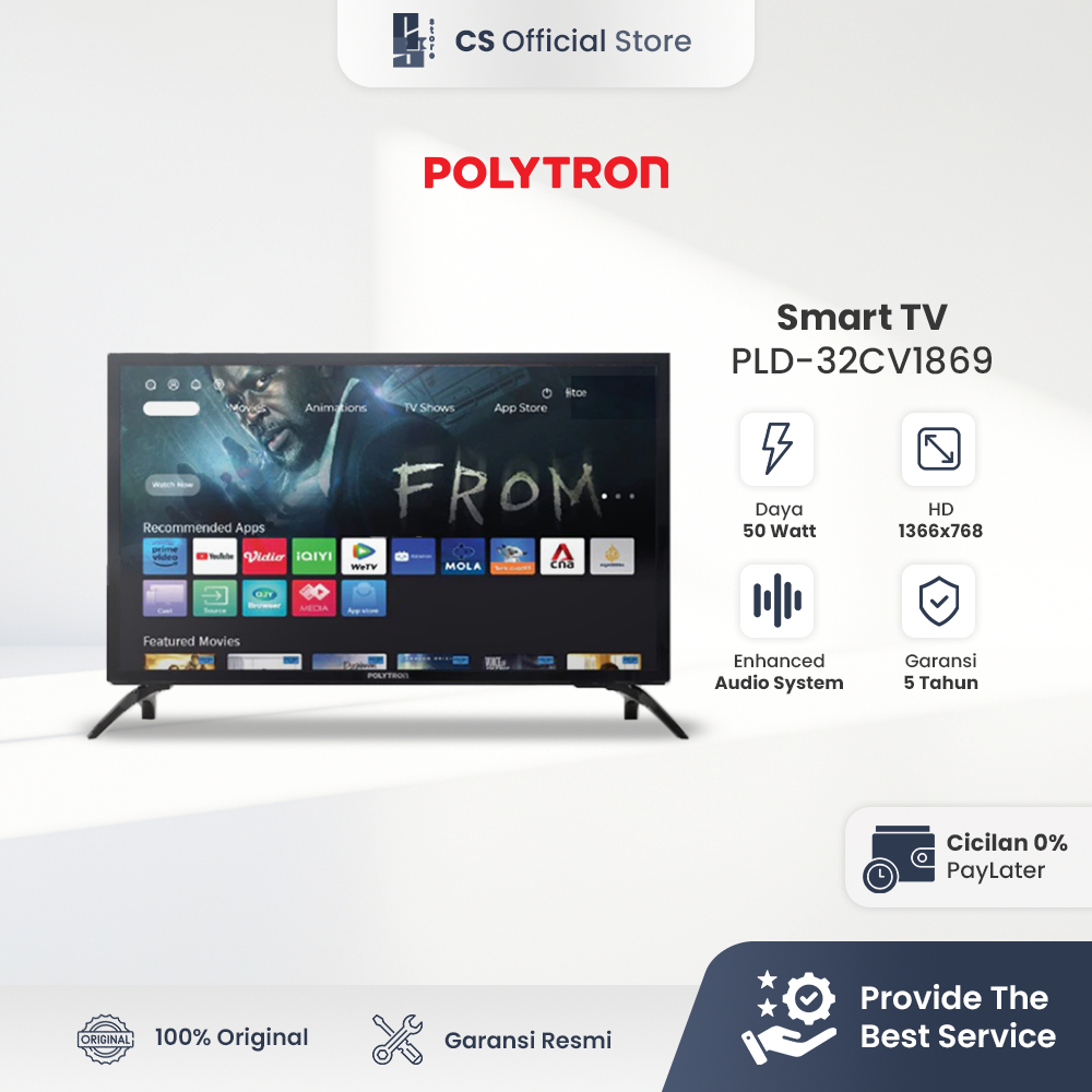 POLYTRON Smart Digital TV 32 Inch PLD-32CV1869 | 24 Inch PLD-24CV1869  | 43 Inch PLD-43CV8869