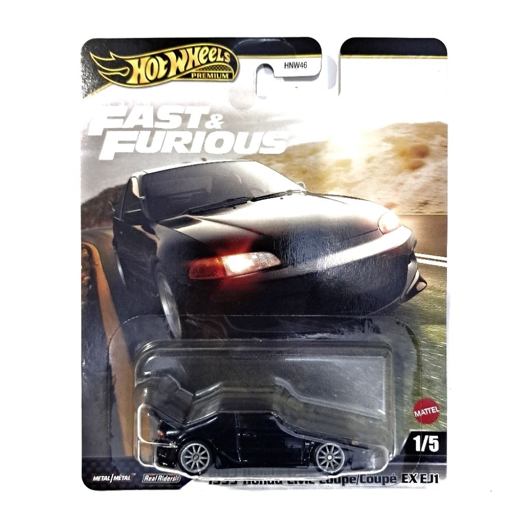 Hot wheels honda civic coupe/coupe EX EJ1 fast and furious- Hotwheels fast and furious honda civic c