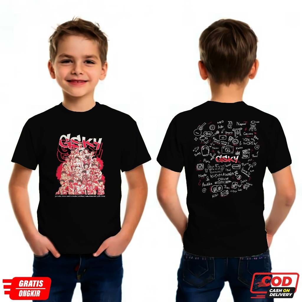 KAOS ANAK -  GSKY GARUDA WISNU SATRIA MUDA UNISEX
