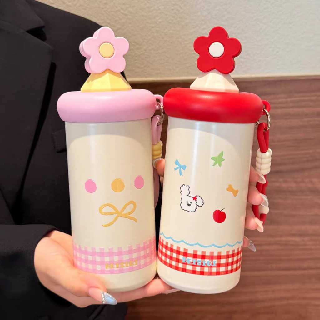 Tumbler Beisigi 600ml/Tumbler 600ml Stainless SUS 316 / Tumbler Flower / Botol Minum Stainless