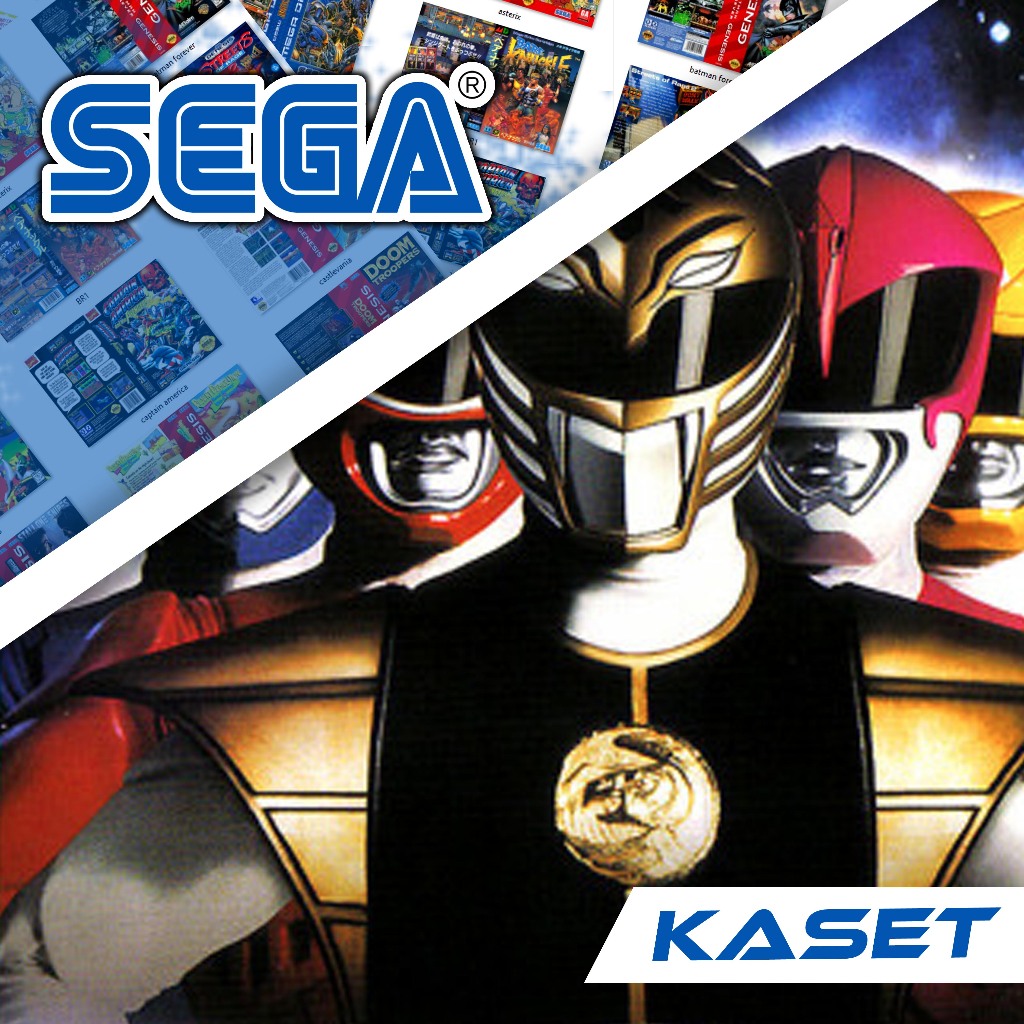 Kaset SEGA Power Ranger SEGA MD 16 BIT #rare #rareline