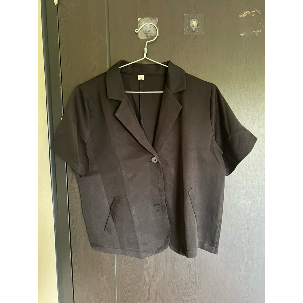 Preloved blazer wanita lengan pendek
