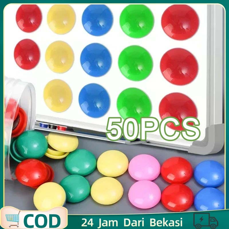 50pcs Magnet Papan Tulis Pin Magnet Papan Tulis Magnet Untuk Papan Tulis Pin Magnet Magnetic