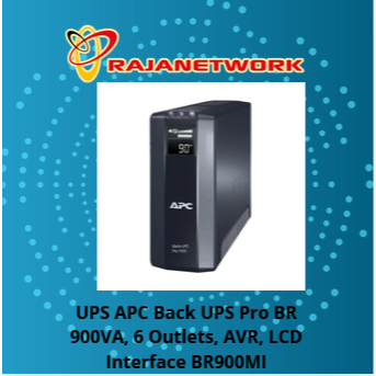 UPS APC Back UPS Pro BR 900VA, 6 Outlets, AVR, LCD Interface BR900MI