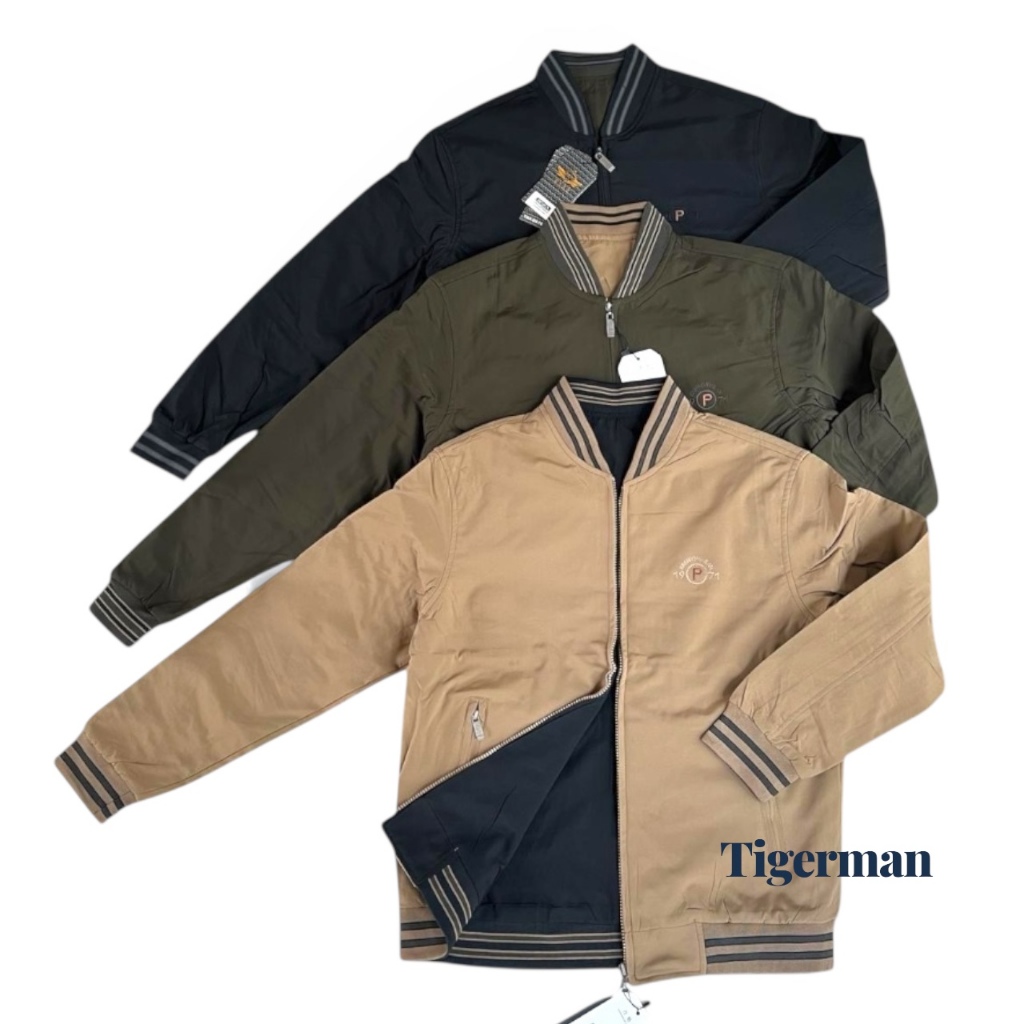 New jaket bomber pria import / jaket bomber pria bolak balik / aket casual pria import / jaket bolak