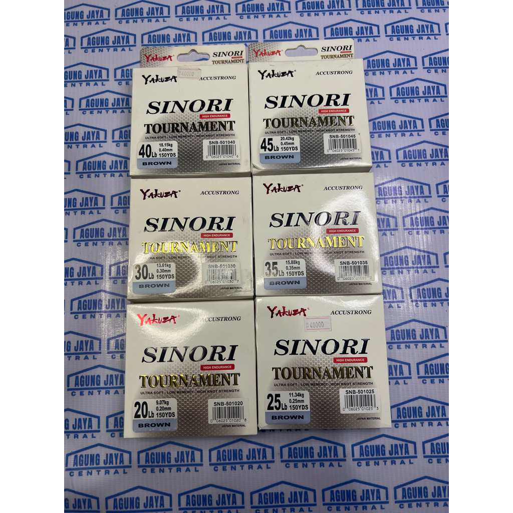 SENAR PANCING YAKUZA SINORI KUAT LENTUR ANTI PUTUS UNTUK LAUT DAN AIR TAWAR