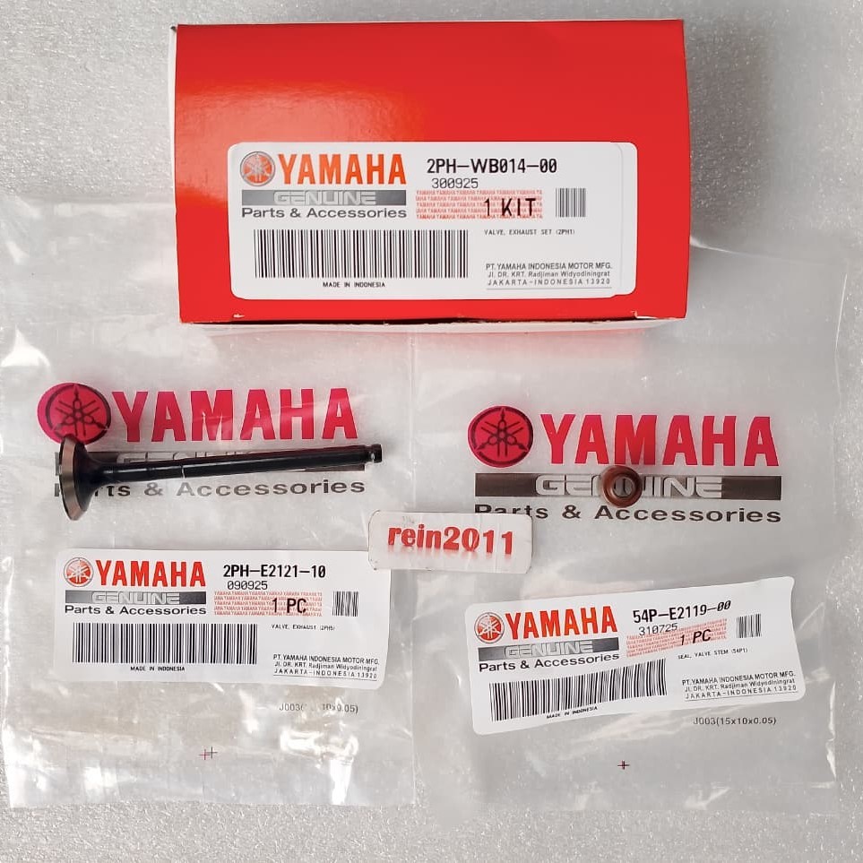 KLEP EX SET SEAL SIL KLEP FAZZIO MIO M3 Z ASLI ORI YAMAHA 2PH WB014 00