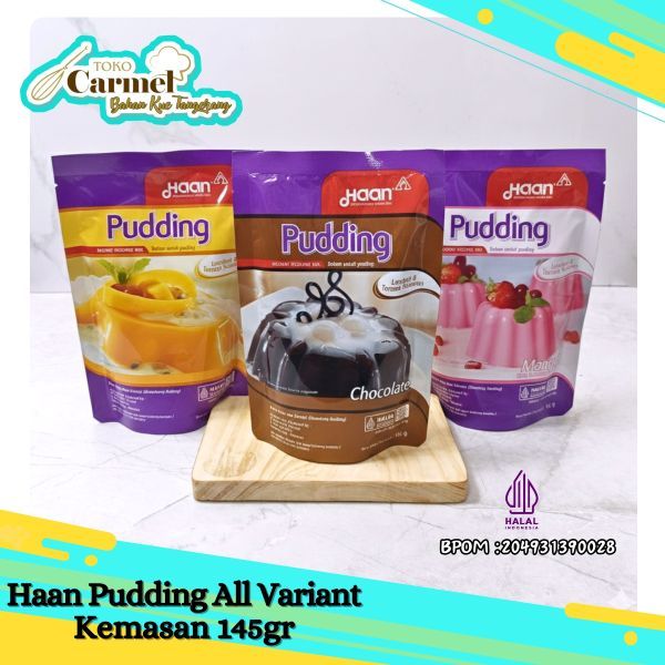 Haan Puding Mix 145gr - Tepung Puding Instant