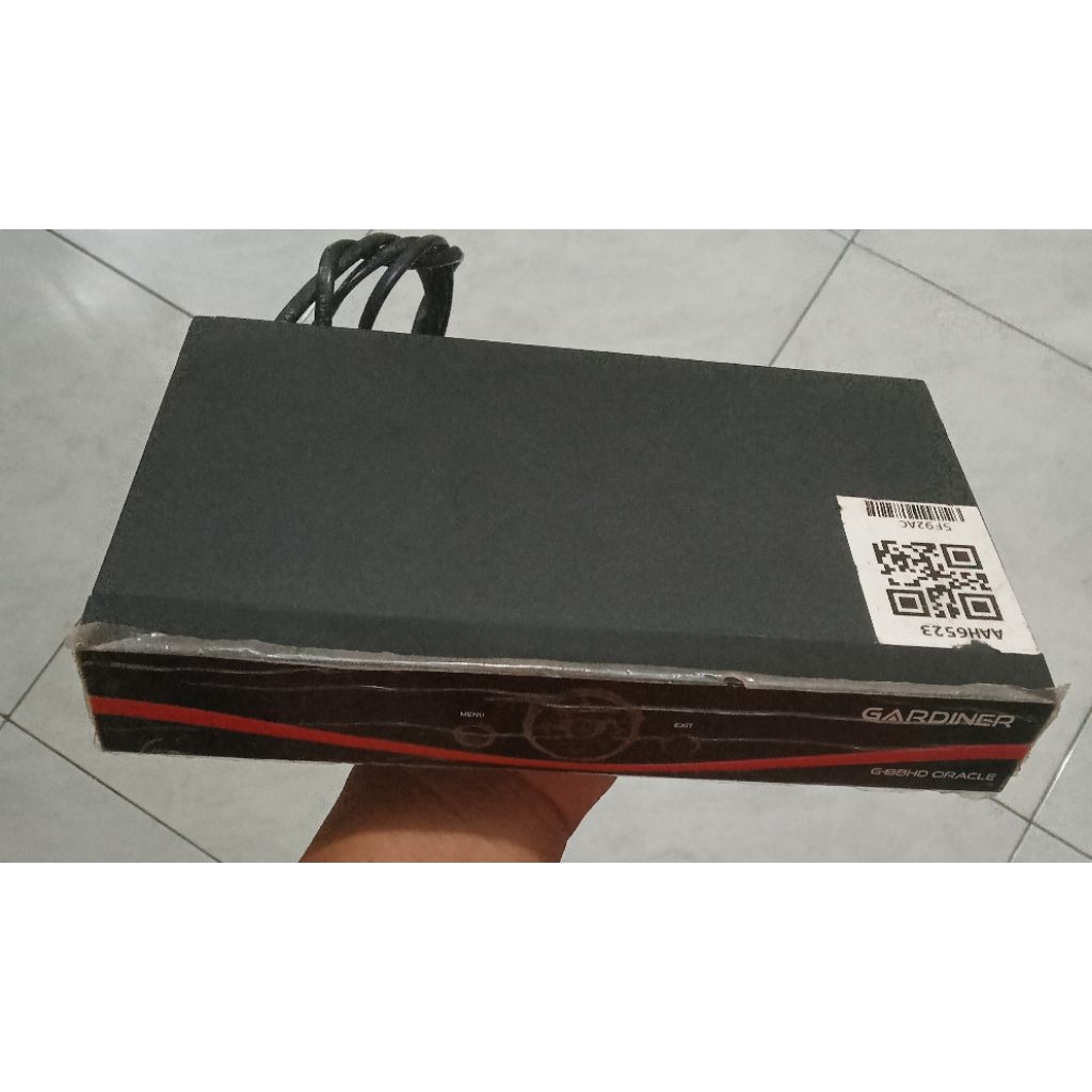 Receiver Gardiner sudah upgrade Nusantara HD tranvision bekas normal
