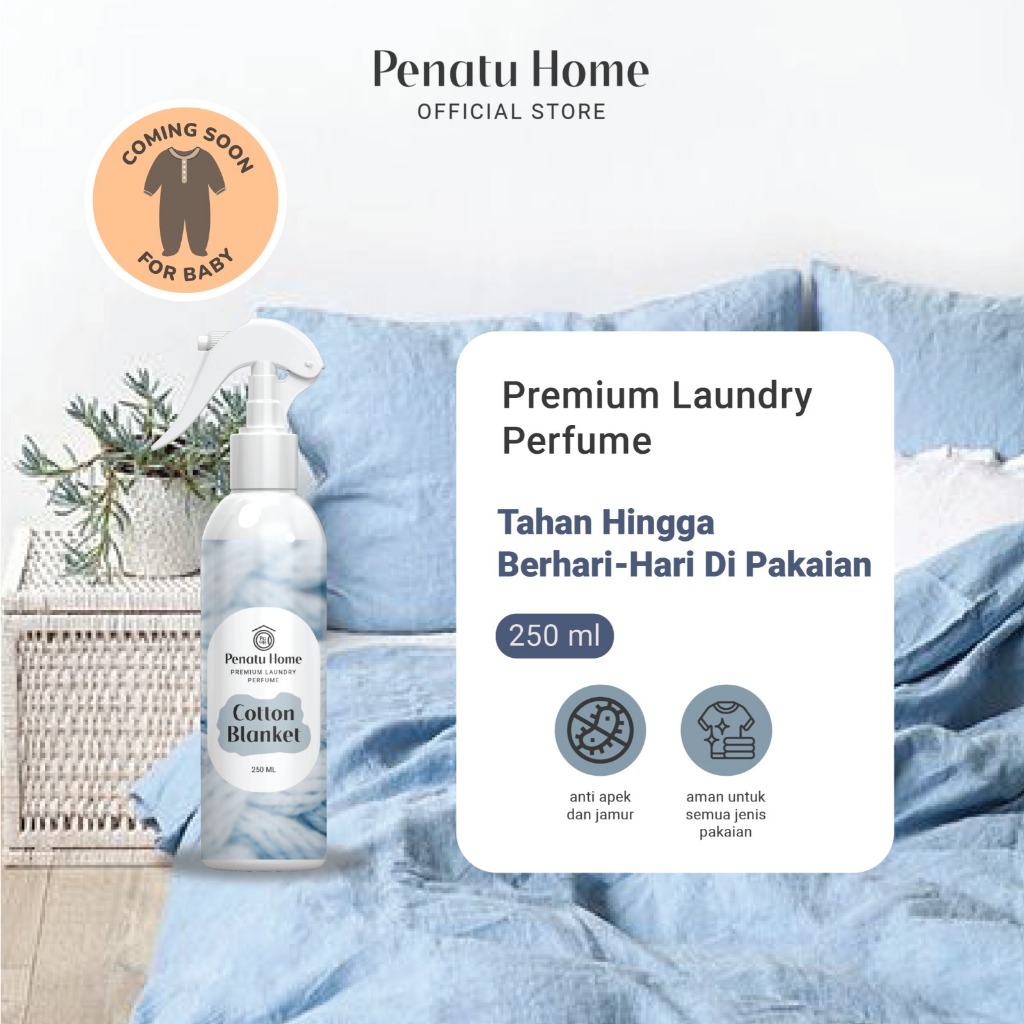 Parfum Laundry Premium Penatu Home -  Cotton Blanket