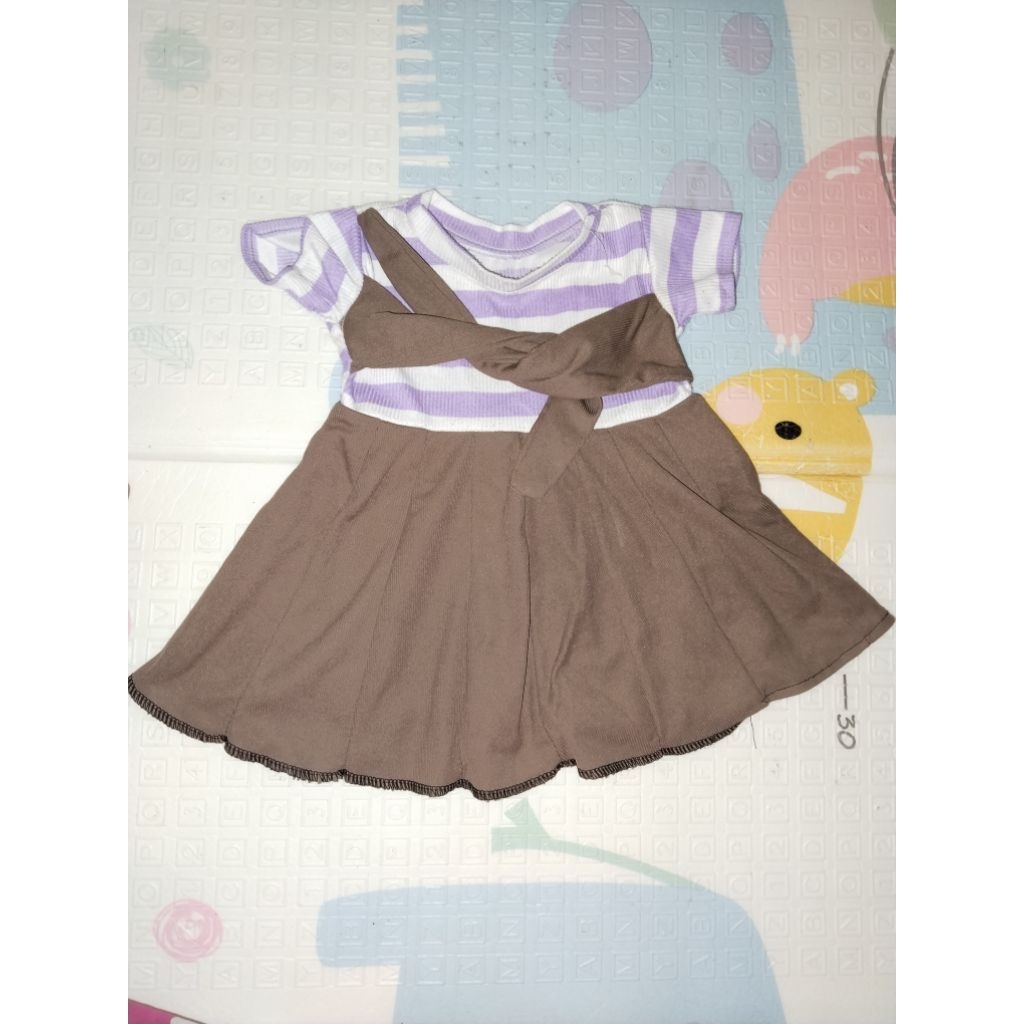 Preloved DRESS Baby DRESS Bayi usia 0-1th Bb max 9kg