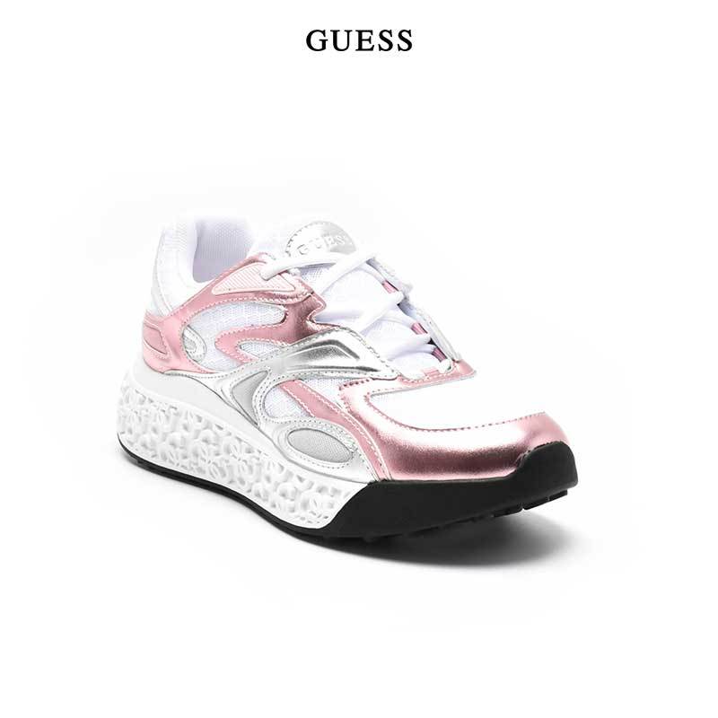 LADIES SHOES SWANIA WHI01 - SNEAKERS - SEPATU GUESS ORIGINAL WANITA