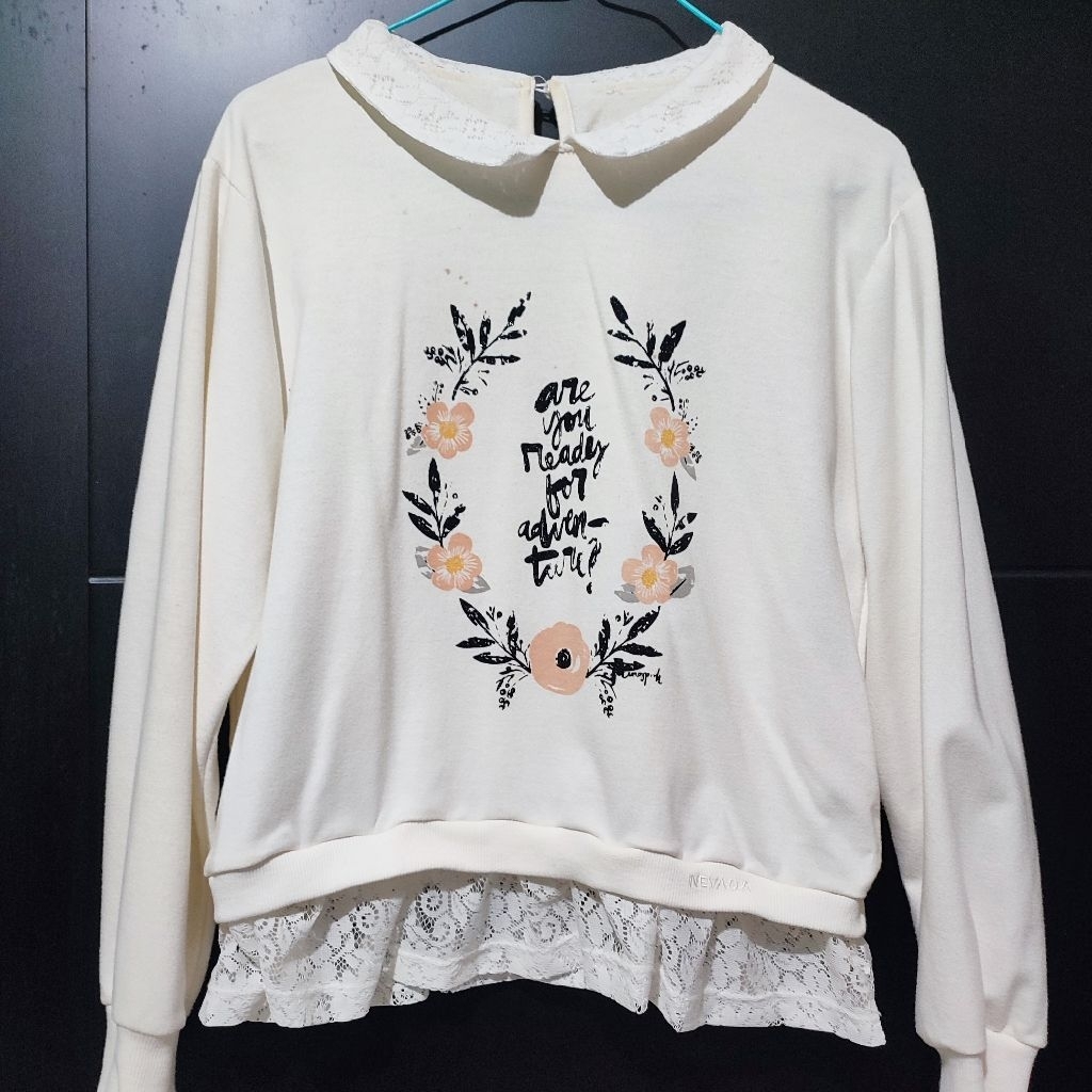 NEVADA Kaos Anak Perempuan Lengan Panjang