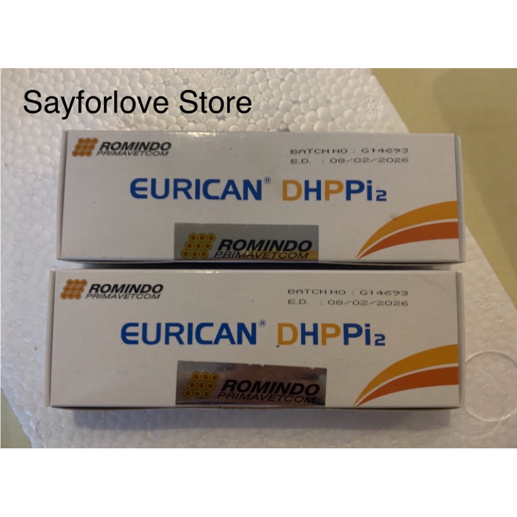 Vaksin Anjing Eurican 4/ E4 / Puppies - Obat Vaksin Hewan Anjing