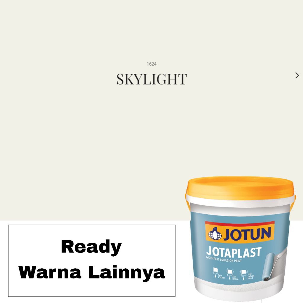 Jotun Jotaplast 1624 Skylight 3,5L (5Kg) - Cat Dinding Tembok Interior Ekonomis