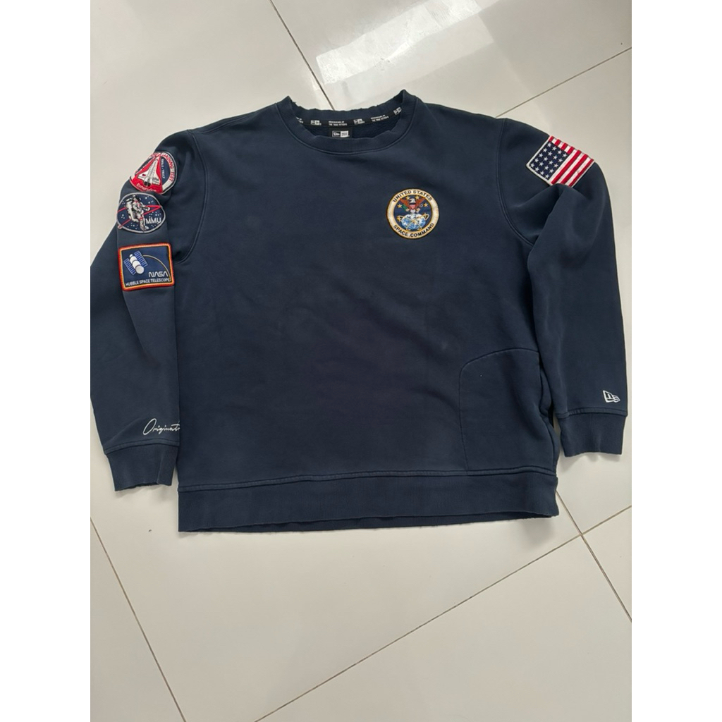 hoodie new era crewneck new era full logo second original