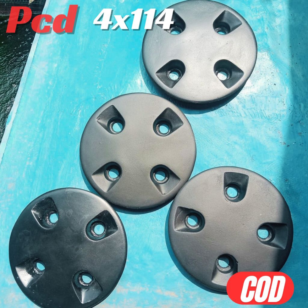 (1set) Dop velg kaleng mobil PCD 4x114 Ring13 Ring14 Ring15 Ring16 Ring17 Avanza Xenia Wuling Innova