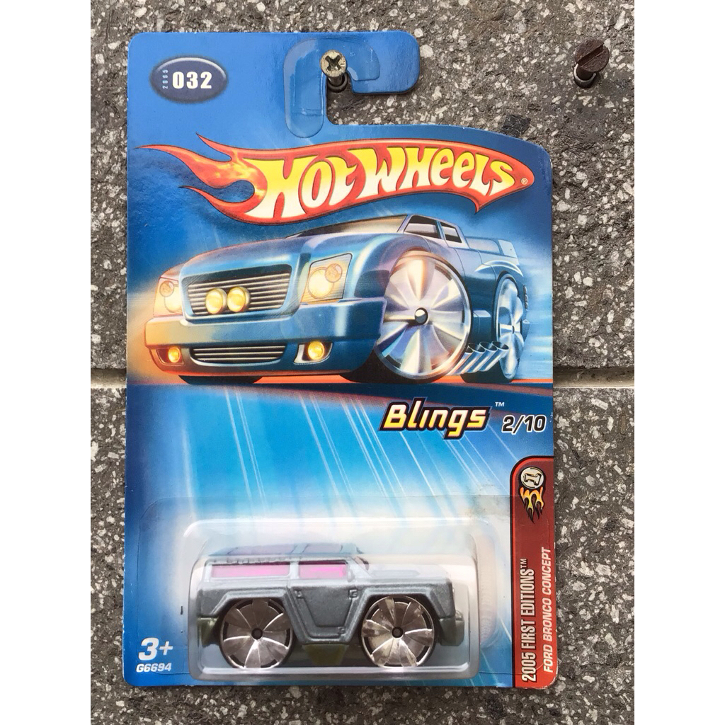 HOT WHEELS FORD BRONCO BLINGS 2005 FIRST EDITIONS