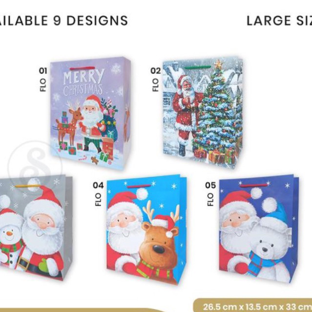 paper bag natal - hampers christmas - paper bag natal