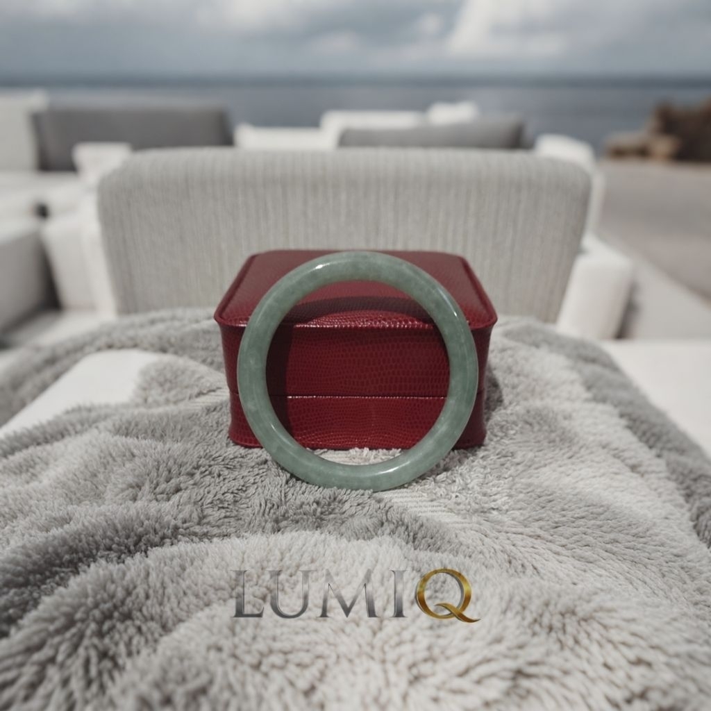 Gelang Batu Giok Asli Hijau