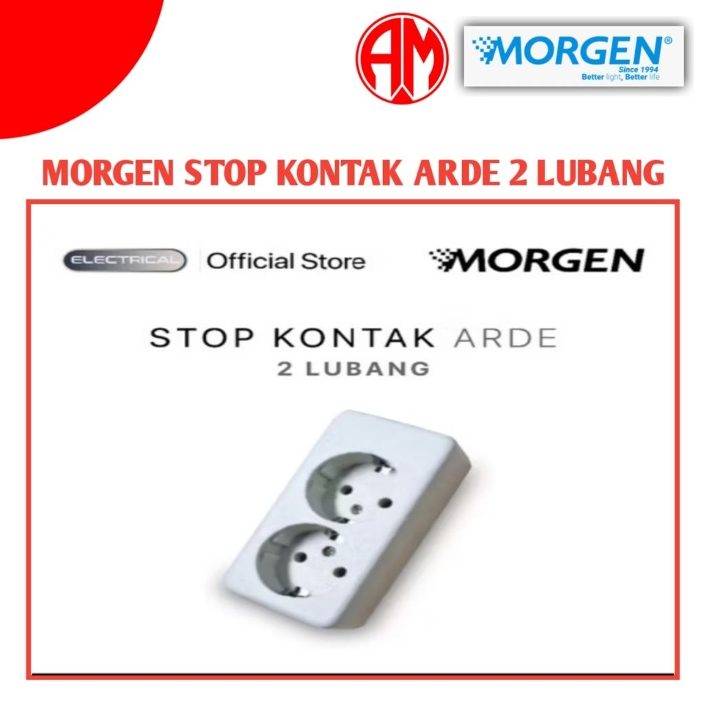 MORGEN STOP KONTAK ARDE 2 LUBANG