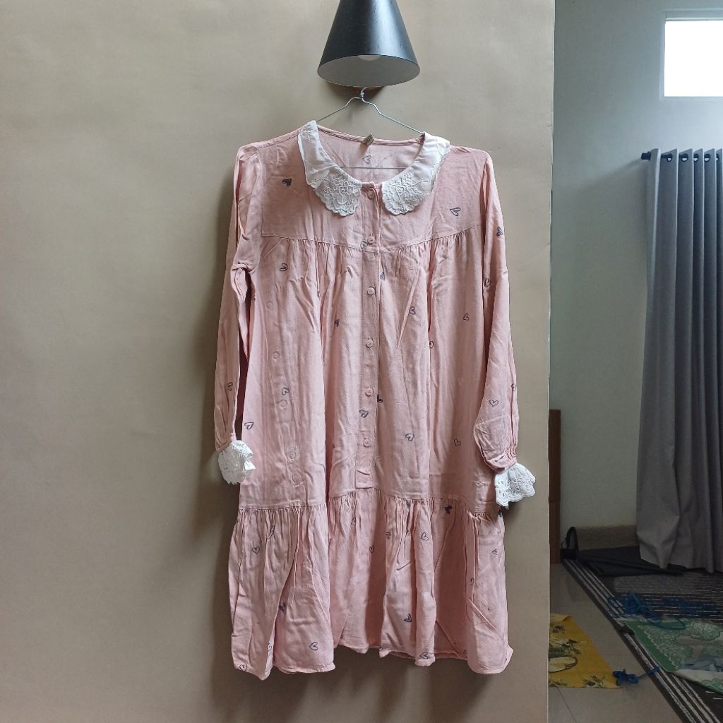 preloved blouse vanilla hijab