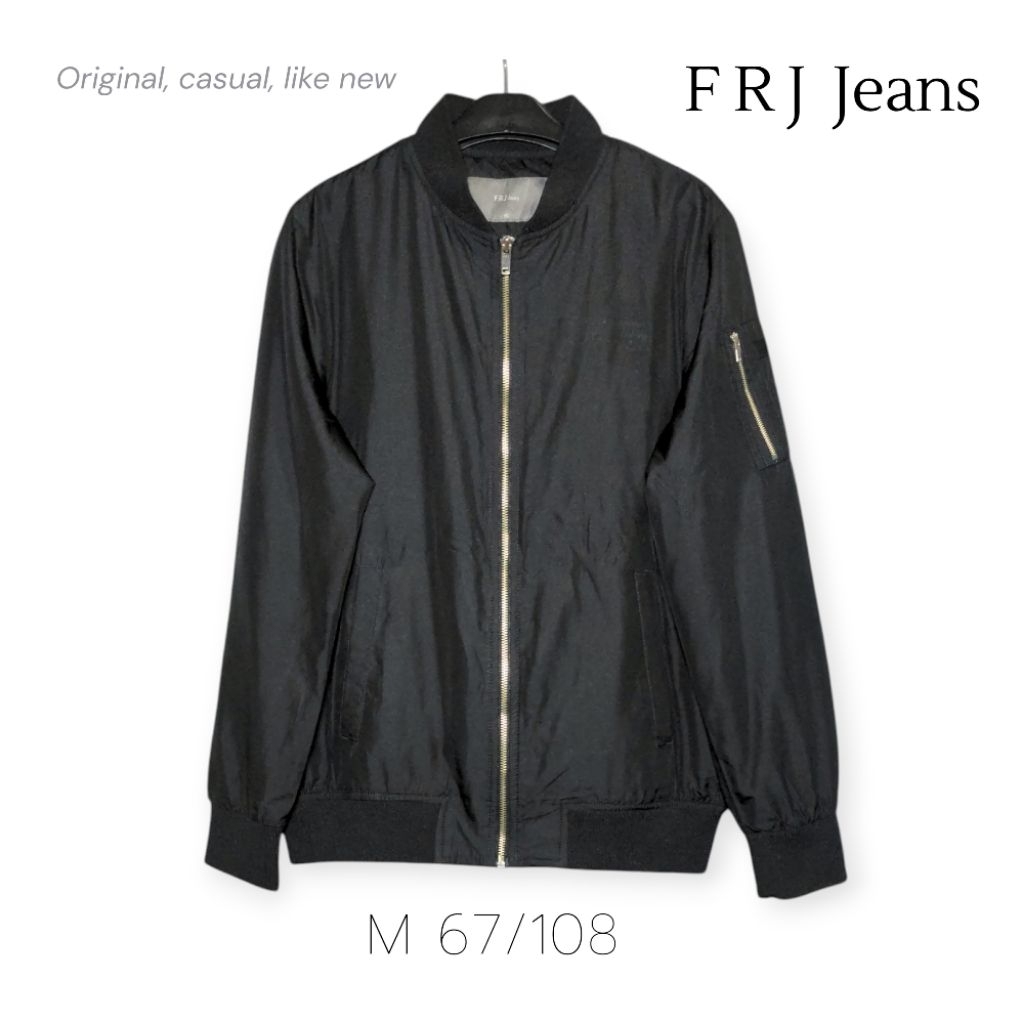 FRJ Jeans Bomber Jacket Casual Original Like New Size M