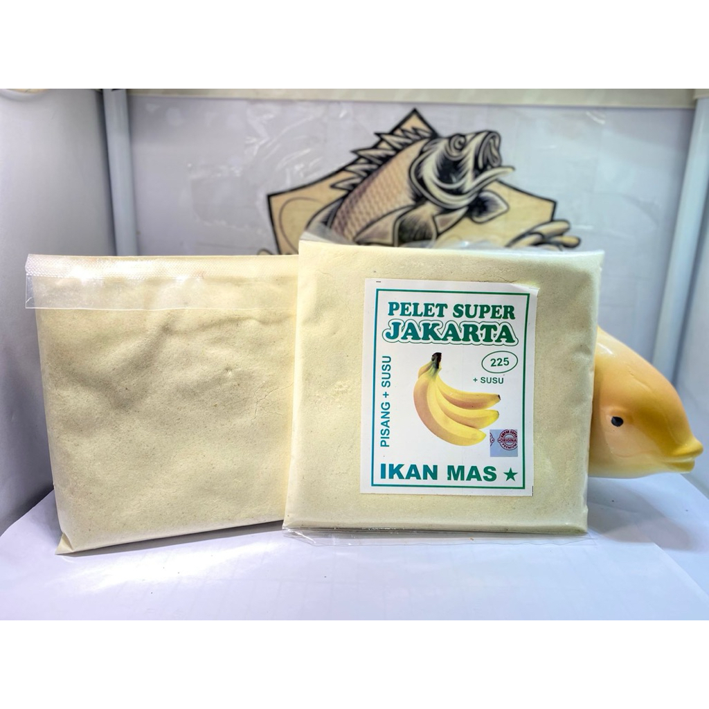 Umpan pancing Pelet Super jakarta Aroma pisang susu