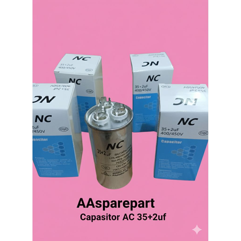 Capasitor kapasitor AC 35+2uf