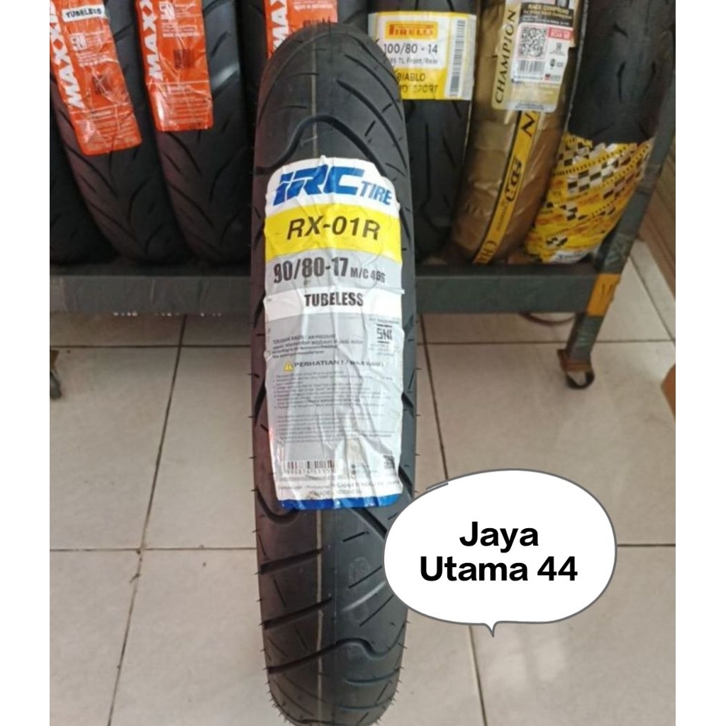 Ban Luar IRC 90/80-17 RX01R Tubeless