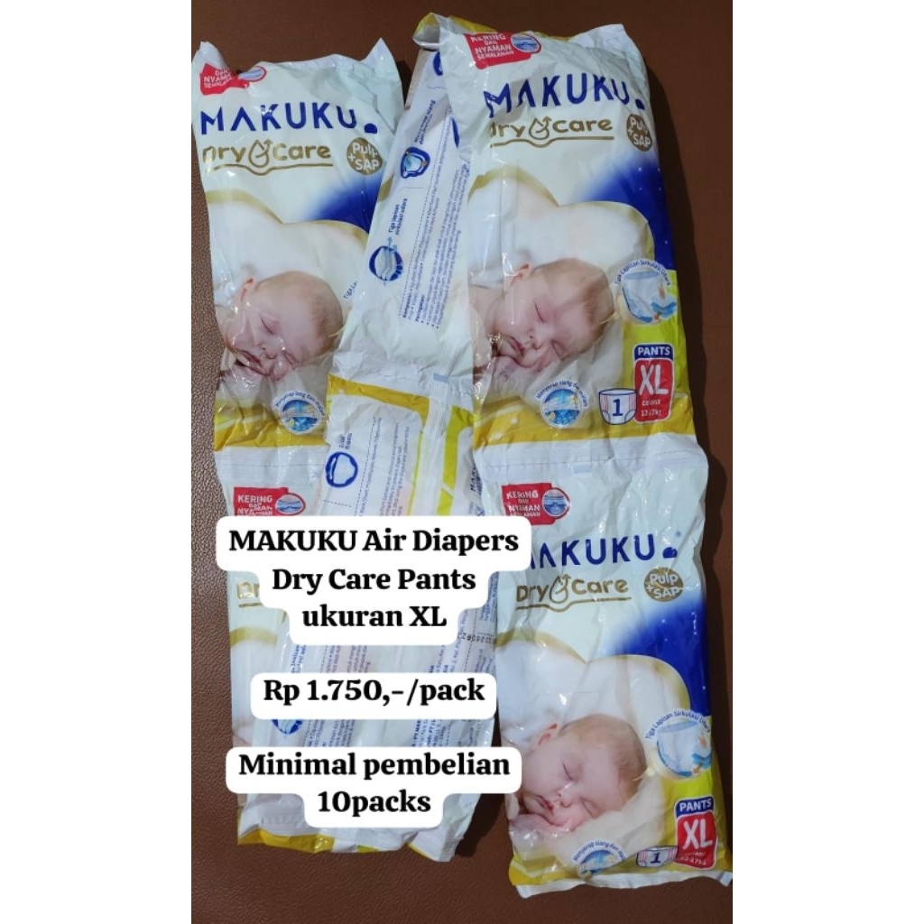 Makuku Air Diapers Dry Care Pants XL