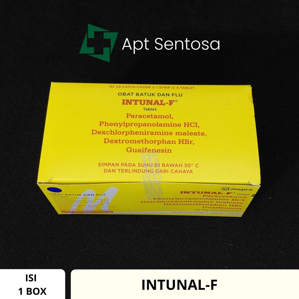 Intunal - F 1 BOX / PER BOX isi 25 Lembar