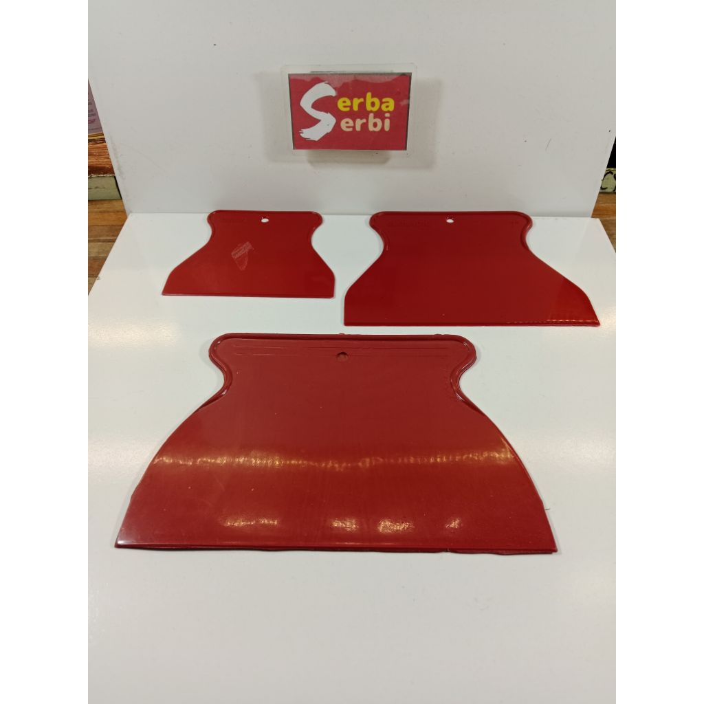 */LUSIN 12PCS SKRAP PVC*Skrap kape plastik dempul plamir pvc