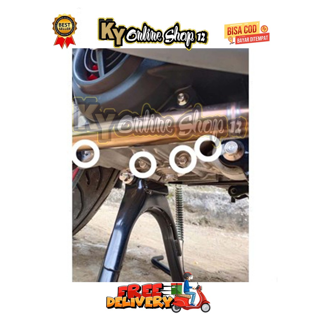 BAUT KRENGKES BAWAH ( 4 BAUT ) MIO SMILE SPORTY SOUL FINO KARBU TAHUN 2003 - 2011 OLD MODEL 2 KUNCI 