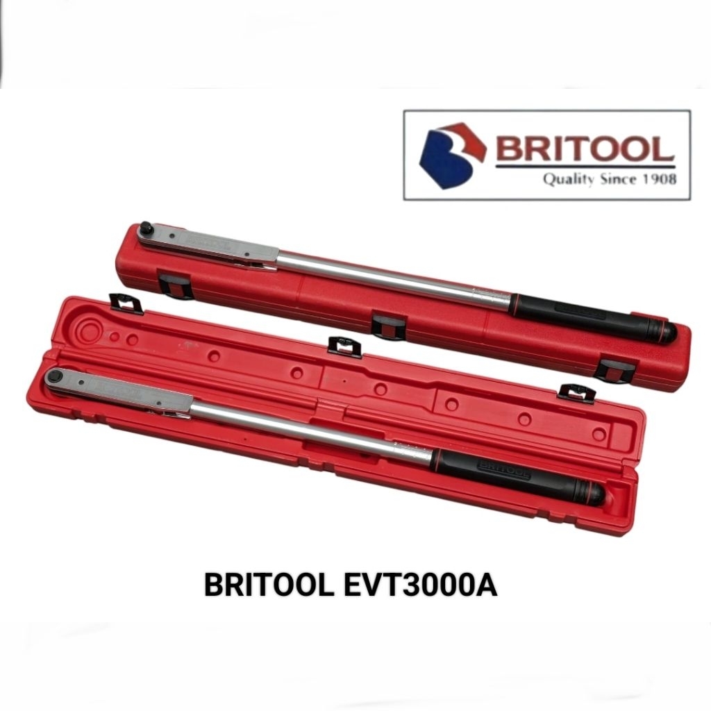 BRITOOL EVT3000 Kunci Momen Kunci Torsi Classic Adjustable Torque Wrench Torque Wrench 1/2" 70-330Nm