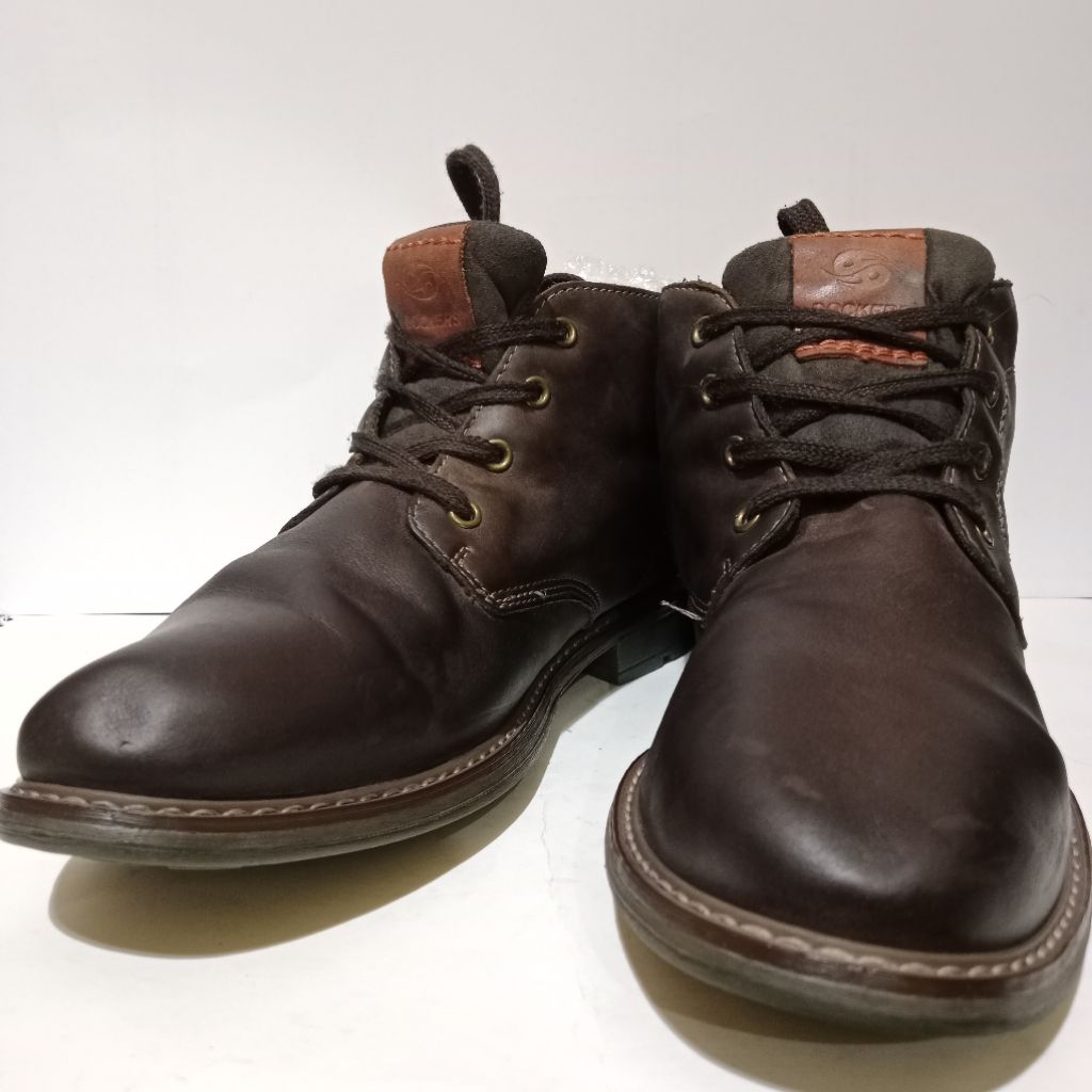 Size 45 Dockers Chukka Brown Boots Leather