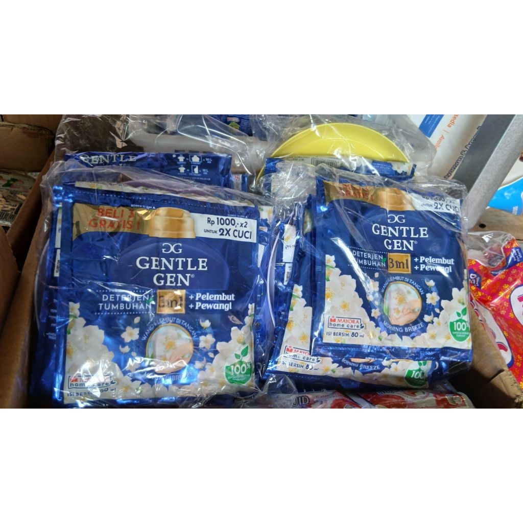 Detergen Gentle Gen Gratis piring