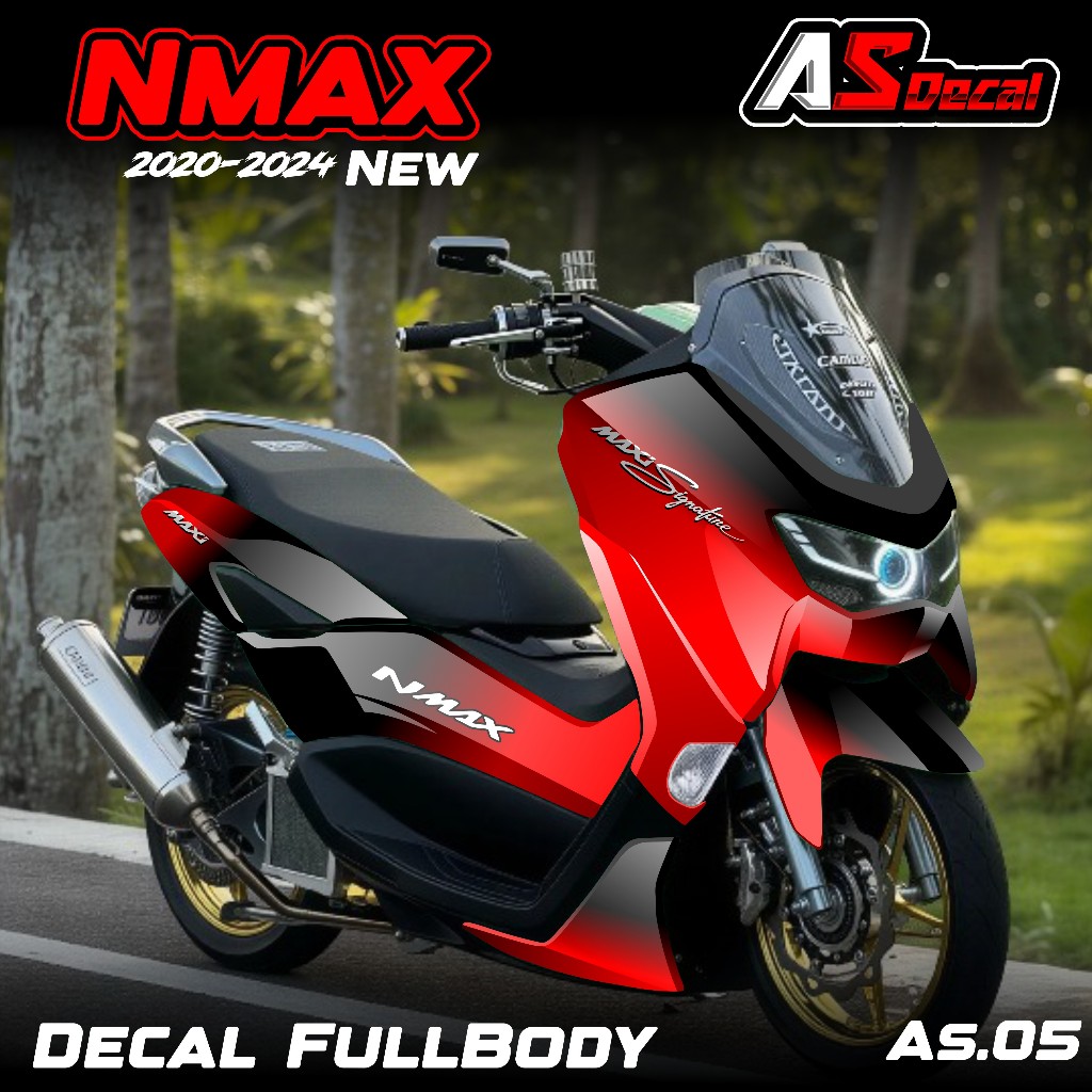 Decal Sticker FullBody Yamaha Nmax 155 New 2020 2021 2022 2023 2024 Sticker Decal Nmax New Desain Gr