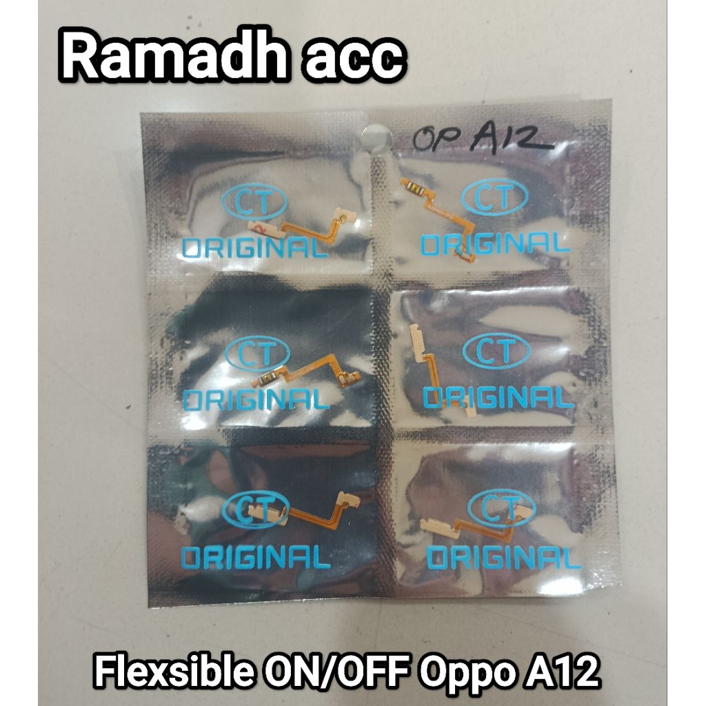 Flexible ON/OFF OPPO A12 Flexsible POWER