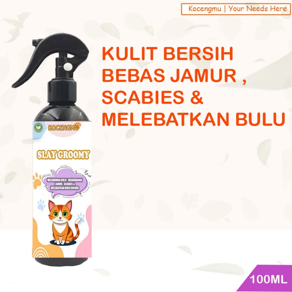 Obat Jamur Kucing Jamur Kucing Obat Jamur Kucing Spray Kocengmu (30ml