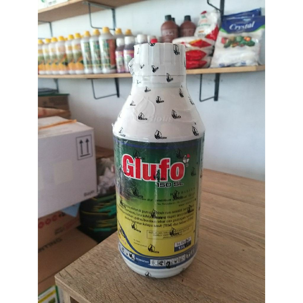 GLUFO herbisida untuk lulangan dan segala rumput lain nya 1lt