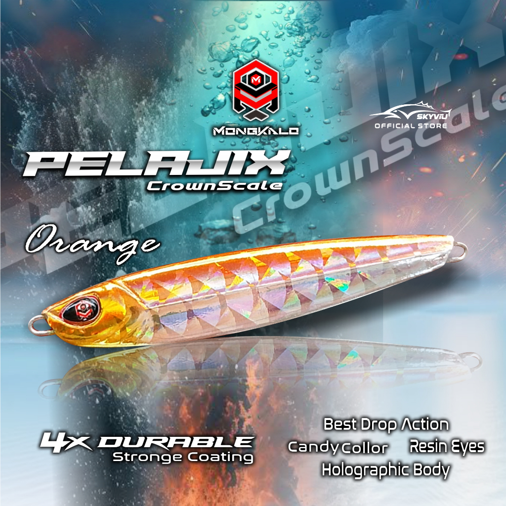 Mongkalo Pelajix Kipas noGID noMotif Candy 40 Orange