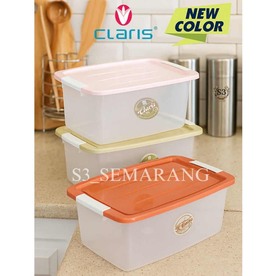 Kontainer Box Plastik Container Baju 13L Serbaguna Claris Armax Box 1017 RE