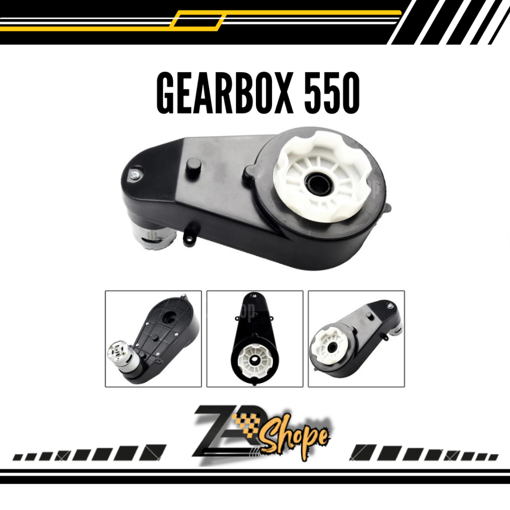 ZRShope || Gearbox Type 550 Bintang 6 Mobil Mainan Aki Dinamo 12V Mobil Mainan Aki Remot Tipe 550 (T
