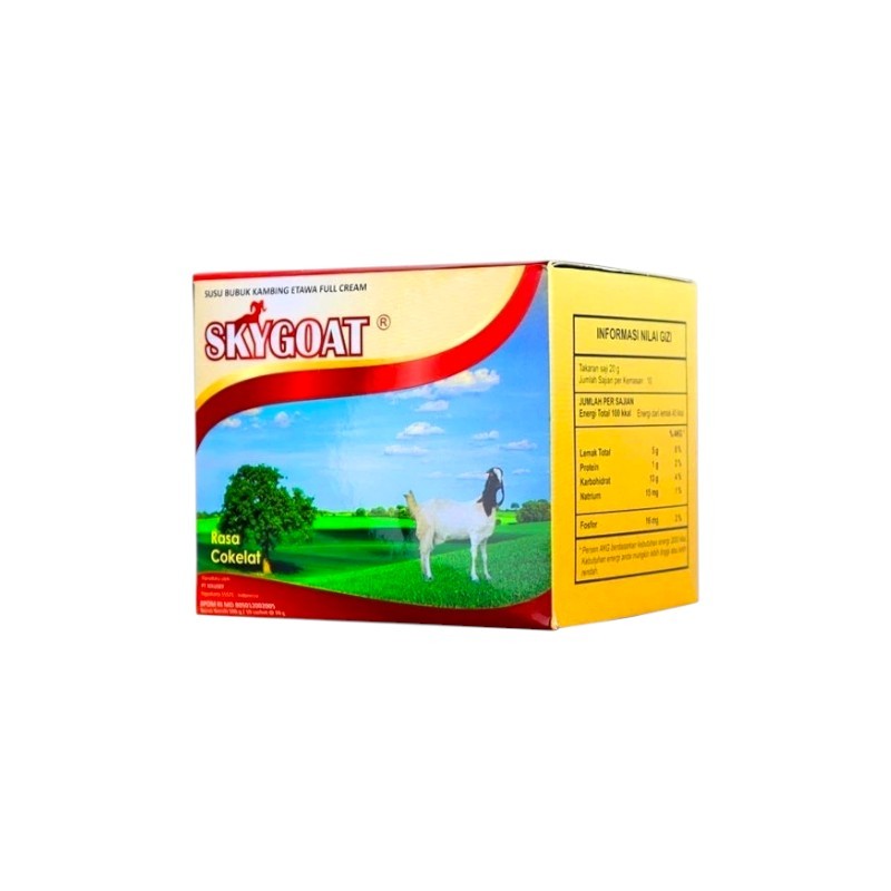 SkyGoat Susu Kambing Etawa Coklat – Susu Kambing Asli, Sehat, Enak