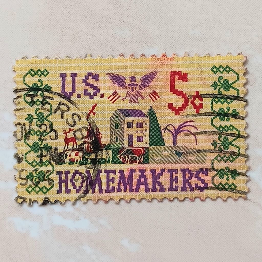 (AD) Perangko Amerika Serikat 1964 Homemakers' Commemoration 5 cent Used