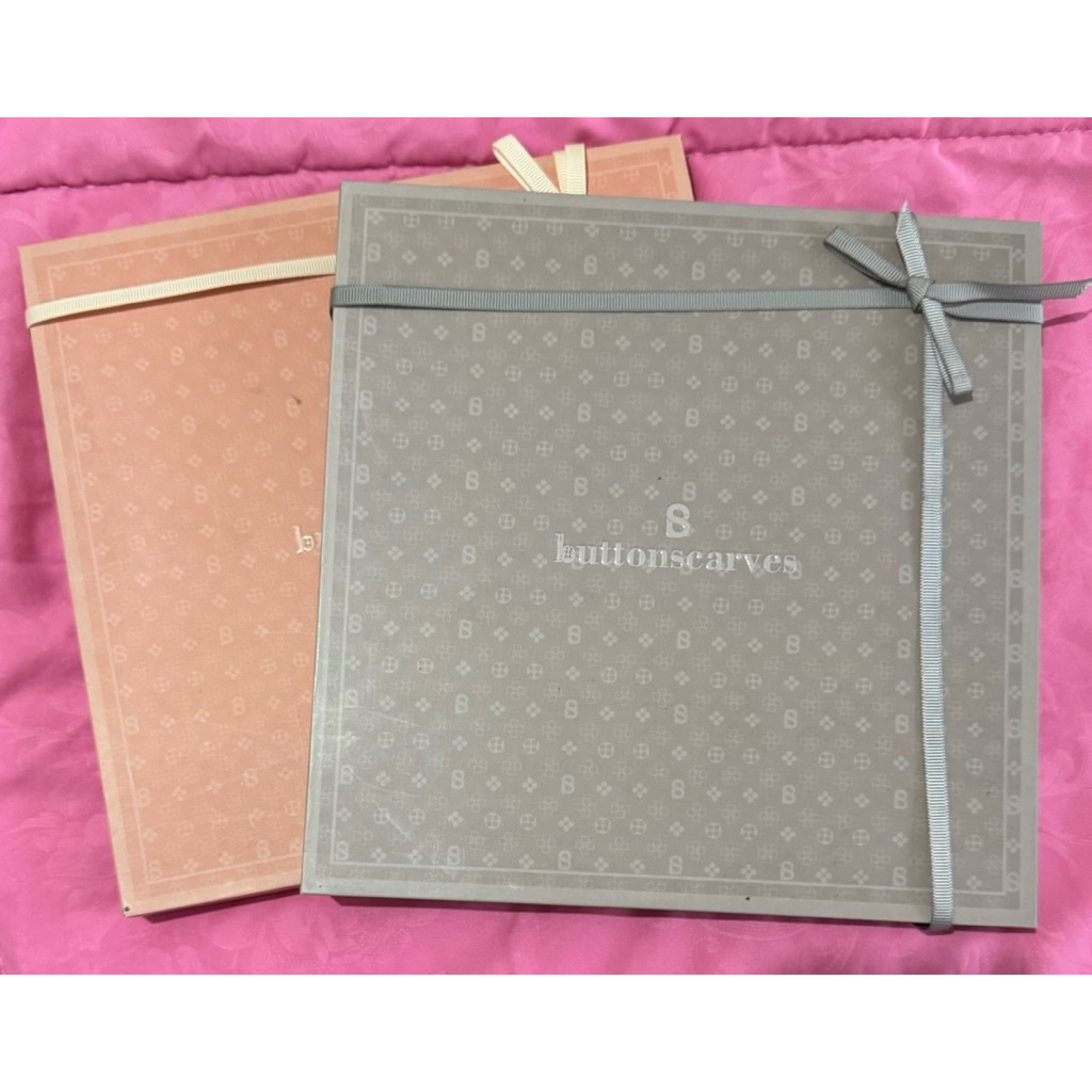 BUTTONSCARVES MONOGRAM VOILE SQUARE