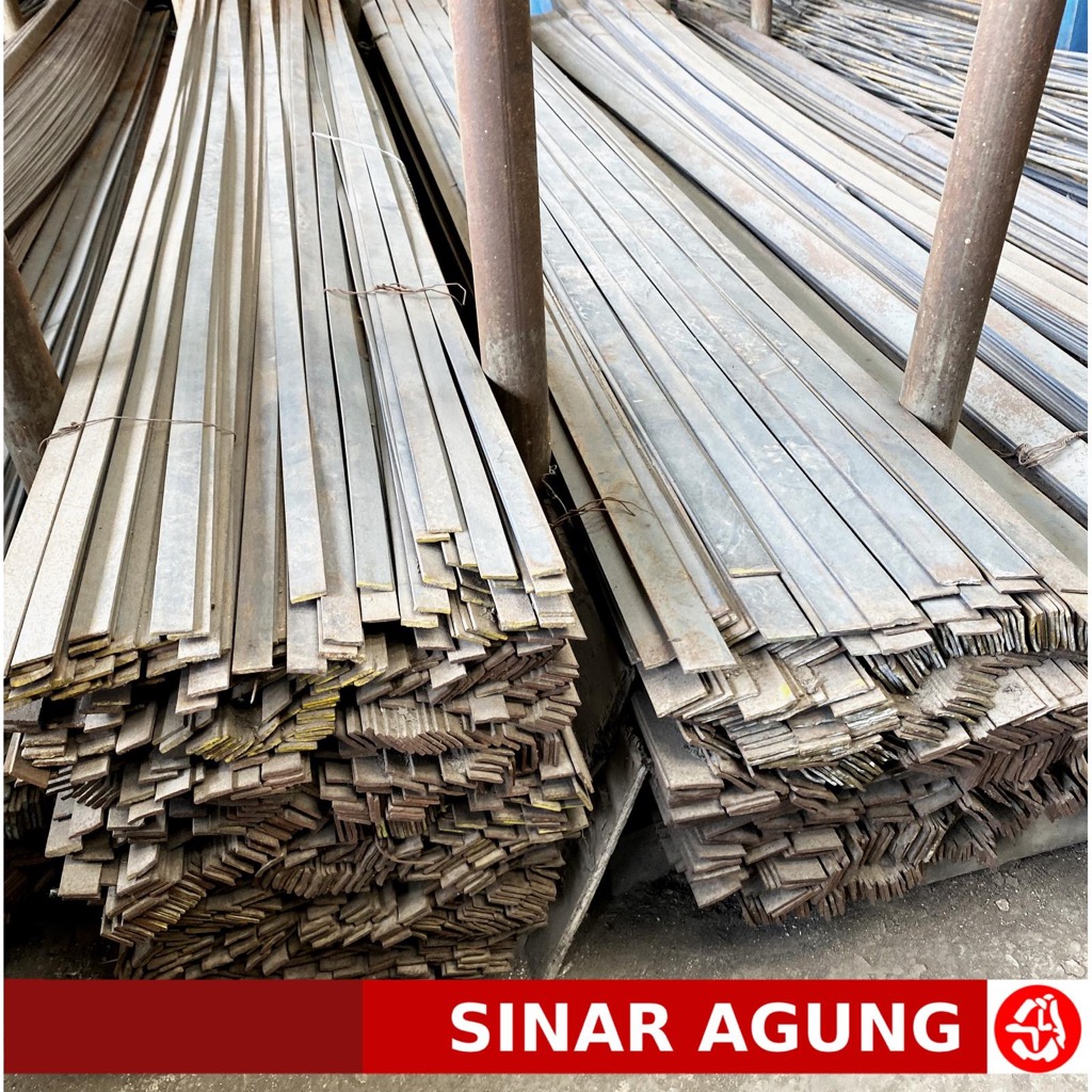 Plat Strip Besi 3mm x 50mm x 2m / Plat Potong / Plat Besi